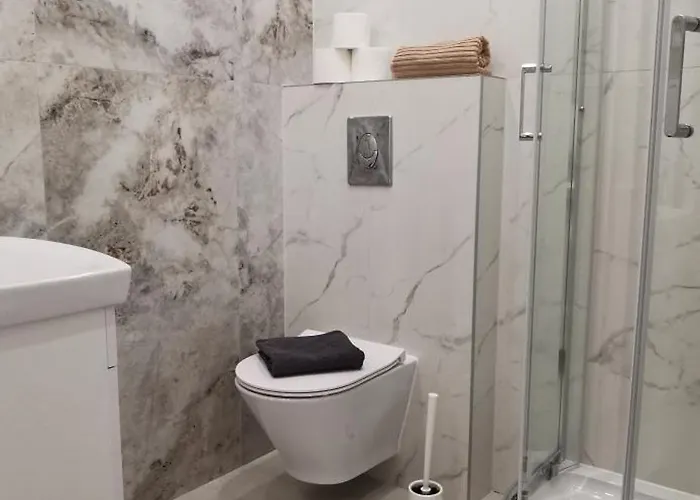 Apartment Flou 81, Parking & 700m Plaza Gdansk